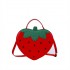 Personalized and creative small bag for women 2024 new style, fresh, artistic, fashionable, strawberry and western-style single shoulder crossbody small round bag