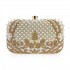 2323 Hengmei Handbag Embroidered Handmade Nail Bead Banquet Bag Women's Retro Pearl Banquet Evening Dress Bag Women's Bag