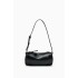 Cross border wholesale ZR women's bag 2024 new oil wax leather mini armpit bag cylindrical bowling cylindrical bag