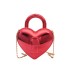 Acrylic Bag 2024 New Forest Sweet and Fashionable Candy Color Handheld Crossbody Chain Love Box Bag Trendy