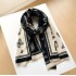 Scarf Women's Winter New Style Tassel Shawl Fairy Style Butterfly Versatile Cashmere Thickened Warm and Cold proof Scarf Dual purpose