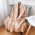 New autumn and winter imitation cashmere scarf shawl elegant and fashionable scarf zoo pattern women's scarf warm scarf