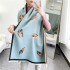 Elegant socialite style solid color feather warm scarf for women's summer office, air-conditioned room shawl, winter thick scarf