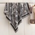 Autumn and winter new style high-end animal vacation style imitation cashmere warm scarf fashionable and versatile large square scarf shawl