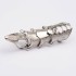 JZ122 European and American retro punk silver pointed long joint ring ring ring 19g