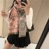 2022 new autumn and winter stock double-sided imitation cashmere scarf for women, European and American style, lengthened and thickened warm air conditioning shawl