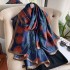 Spring, summer, and autumn new Korean style simulated silk scarf for women's decoration, versatile shawl, sunscreen beach towel, live broadcast, wholesale, and in stock