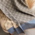 2022 Autumn/Winter New Imitation Cashmere Scarf Women's Sunflower Pattern Warm, Thick, Versatile Long Shawl Neck