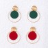 Wish's new creative disc earring set with geometric metal sequins and versatile two-piece earrings and earrings for women