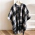 New European and American style cape, shawl, travel outfit, big cape, outer outfit, internet celebrity, same brand, warm imitation cashmere scarf