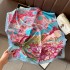 New style small square scarf 70cm Korean satin square scarf silk scarf silk women's decoration small shawl scarf, multiple wholesale options