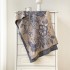 Double sided imitation cashmere thick warm scarf in autumn and winter, ink painting, butterfly dancing, simple and elegant air-conditioned room shawl for external use