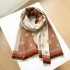 Scarf, women's high-end, versatile, warm, imitation cashmere shawl, winter simple and casual style, letter business scarf, dual-use