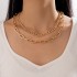 AliExpress cross-border accessories trend hip-hop simple short style thick chain single-layer necklace fashionable metal collarbone chain