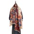 Air conditioned room, large shawl, high-end cashmere tassel warm scarf, women's office nap blanket, retro ethnic style