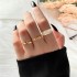 Cross border Oil Drop Butterfly Smile Ring 6-piece Set Cross border Ins Love Joint Ring Set Wholesale