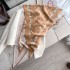 2024 autumn and winter new imitation cashmere triangular scarf with five pointed star print small fresh double-sided warm scarf draped