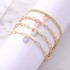 European and American cross-border retro thick chain personalized bracelet mixed and matched open bracelet bracelet, hand decoration layered style set bracelet wholesale