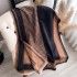 Jacquard landscape painting, imitation cashmere scarf, women's office, air-conditioned room, thick and warm, long trendy and explosive scarf