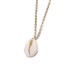 Ins Style New Women's Beach Shell Plated Gold Pendant Conch Necklace Pendant Wholesale of Foreign Trade Accessories