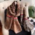 Spring, summer, and autumn new Korean style simulated silk scarf for women's decoration, versatile shawl, sunscreen beach towel, live broadcast, wholesale, and in stock