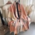 Personalized trend style carriage scarf 2022 new release autumn and winter shawl imitation cashmere scarf women's warm scarf