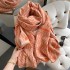 2022 autumn and winter new fashionable letter scarf women's imitation cashmere scarf European and American style medium long warm air conditioning shawl