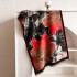 Winter Flower Retro Oil Painting Series Women's Imitation Cashmere Long Scarf Gift Shawl Artistic Fashion Decoration Warm Scarf