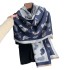 Autumn and winter animals, cats, sweet and cute ladies, imitation cashmere warm scarf, high-end air conditioning shawl scarf