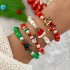 Christmas personality cute cartoon Christmas bracelet Santa Claus reindeer snowman tree Christmas atmosphere accessories for women