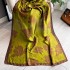 Spring/Summer New Silk Scarf Long Fashion Travel Shawl Flower Lijing Forged Neck Mom's Versatile Scarf for Women