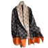 2022 Autumn/Winter New Imitation Cashmere Scarf Women's Sunflower Pattern Warm, Thick, Versatile Long Shawl Neck