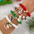 Christmas personality cute cartoon Christmas bracelet Santa Claus reindeer snowman tree Christmas atmosphere accessories for women