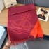 2024 new minimalist jacquard contrasting color autumn and winter double-sided imitation cashmere scarf, winter high-end warm shawl for women