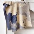 2024 New Girl's Wind Forest Series Stork, Autumn and Winter Double sided Cashmere Imitation Scarf, Winter Luxury Warm Shawl