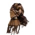 Korean plaid scarf for women's autumn and winter high-end feeling, shawl for warmth, paired with tassel imitation cashmere couple scarf