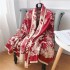 New autumn and winter imitation cashmere scarf shawl elegant and fashionable scarf zoo pattern women's scarf warm scarf