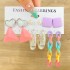 Cartoon Love Bear Design Female Ins Style Silver Needle Female Colorful Creative Children's Fun Earrings Environmental Protection Color Preserving Earrings