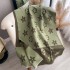 2024 autumn and winter new imitation cashmere minimalist style printed five pointed star decoration double-sided warm scarf for women's shawl outfit