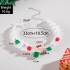 Cross border Christmas lace lace colored ball collar with personalized design for Santa Claus pendant accessories in Europe and America