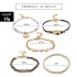 European and American cross-border jewelry handmade DIY rice bead shell multi-layer foot chain chain chain scallop foot chain 5-piece set for women