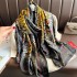 2023 New Simulated Silk Silk Women's Mountain Camellia Explosive Shawl Beach Scarf Thin Edition Trendy Brand New Silk Satin Multiple Scarves