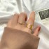 Cross border butterfly ring with multi joint ring set for Europe and America, 22 pieces set, love ring, female design, niche