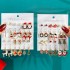 Christmas Earrings Drip Oil Santa Claus Christmas Tree Elk Set Christmas Party Accessories Christmas Earrings Female