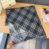 2024 new fashionable and versatile plaid autumn and winter double-sided imitation cashmere scarf, winter high-end warm shawl for women