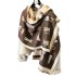 Korean version sweet cat imitation cashmere scarf, women's dual-use air conditioning shawl, student scarf, thick double-sided insulation outer outfit