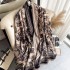 New imitation cashmere scarf, women's zoo jacquard decorative shawl scarf, in stock, thickened warm scarf wholesale