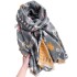 Autumn and Winter New Women's Cute Animal Cat Big Shawl Imitation Cashmere Thickened Warm Korean Versatile Scarf to Keep Warm