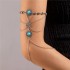 European and American cross-border jewelry fashion temperament butterfly tassel open arm chain personality versatile multi-layer chain bracelet for women