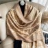 New imitation cashmere scarf, women's zoo jacquard decorative shawl scarf, in stock, thickened warm scarf wholesale